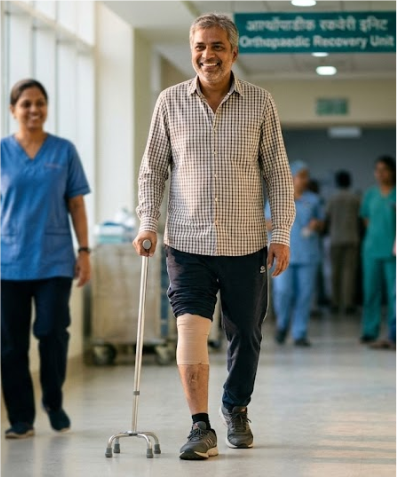 Knee Replacement Happy Patient