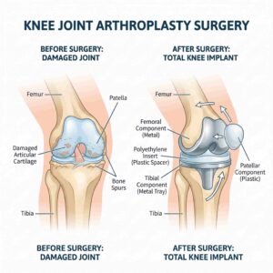 Arthroplasty illustration