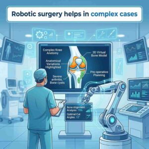 Robotic surgery only for easy cases
