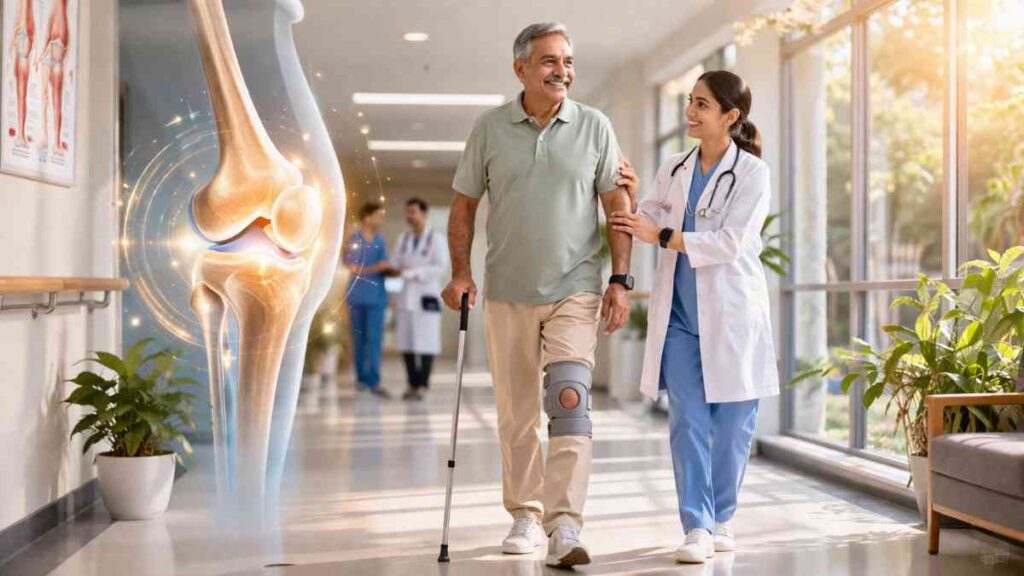 Knee Replacement Surgery के बाद रिकवरी