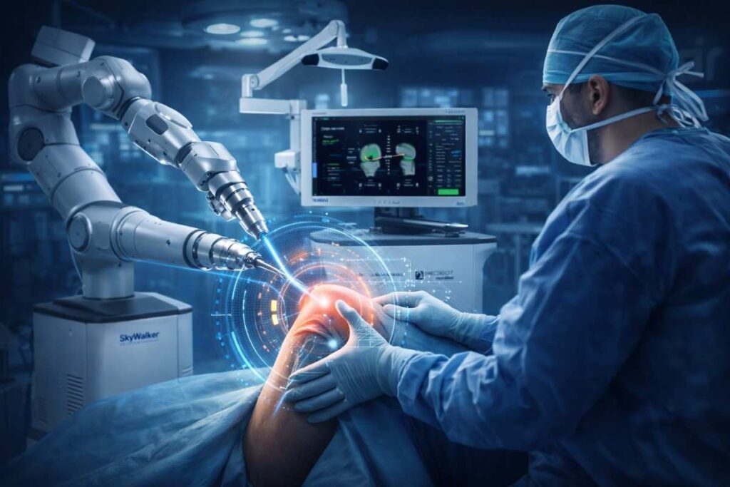 Robotic Surgery by  dr sahil girdhar orthopedic doctor in hisar