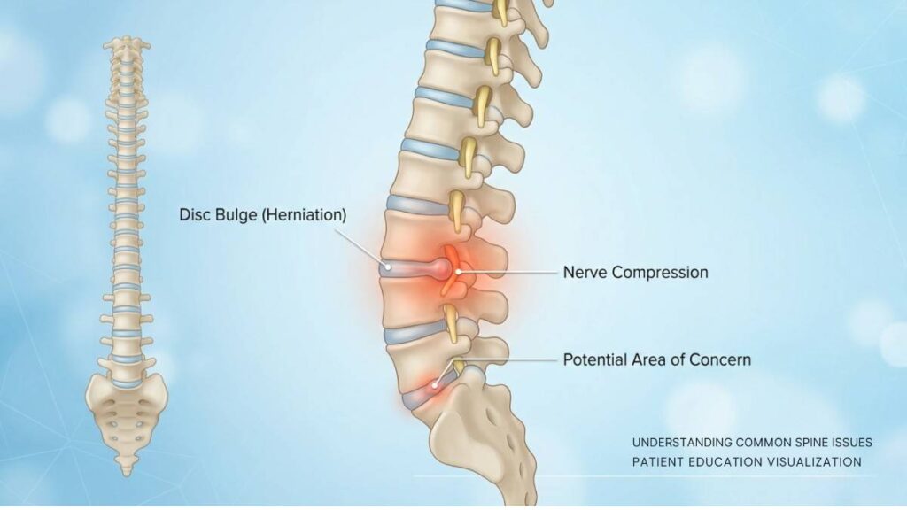 Spine Anatomy + Cause Visualization