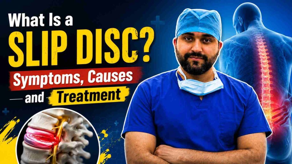 What Is a Slip Disc Symptoms, Causes and Treatment